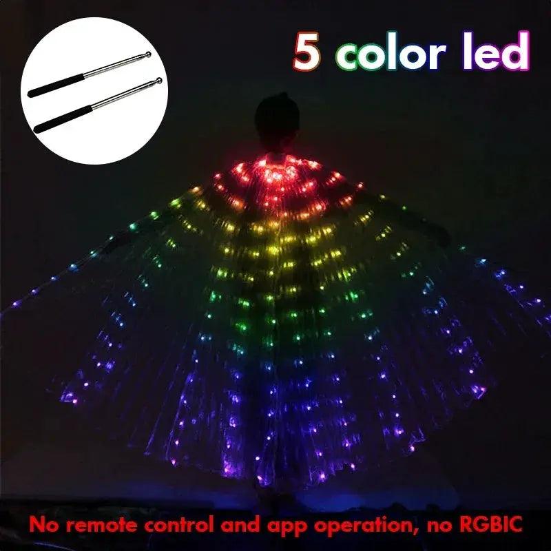 LED Wings For Belly Dance With Smart Remote Control - ToylandEU™