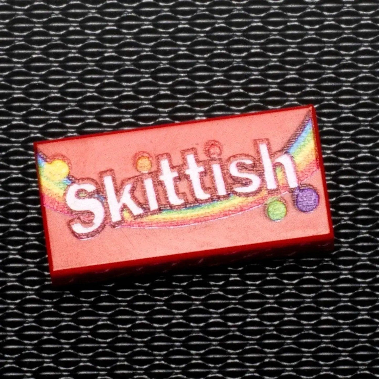 LEGO 1x2 Tile Custom Printed Skittish Candy Design - ToylandEU™
