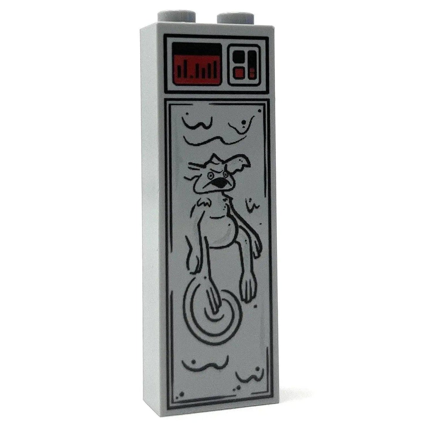 LEGO 1x2x5 Brick Custom Salacious Crumb In Carbonite - ToylandEU™