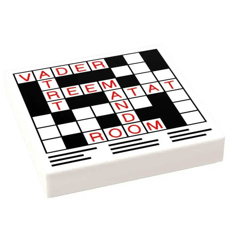 LEGO 2x2 Tile Custom Printed Crossword Puzzle - ToylandEU™