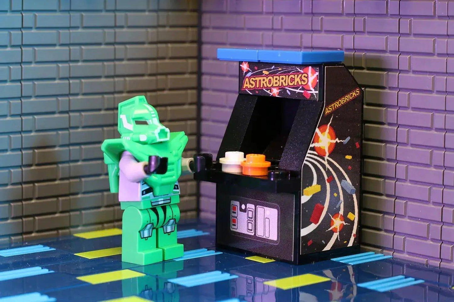LEGO Astrobricks Retro Arcade Machine Custom Decals - ToylandEU™