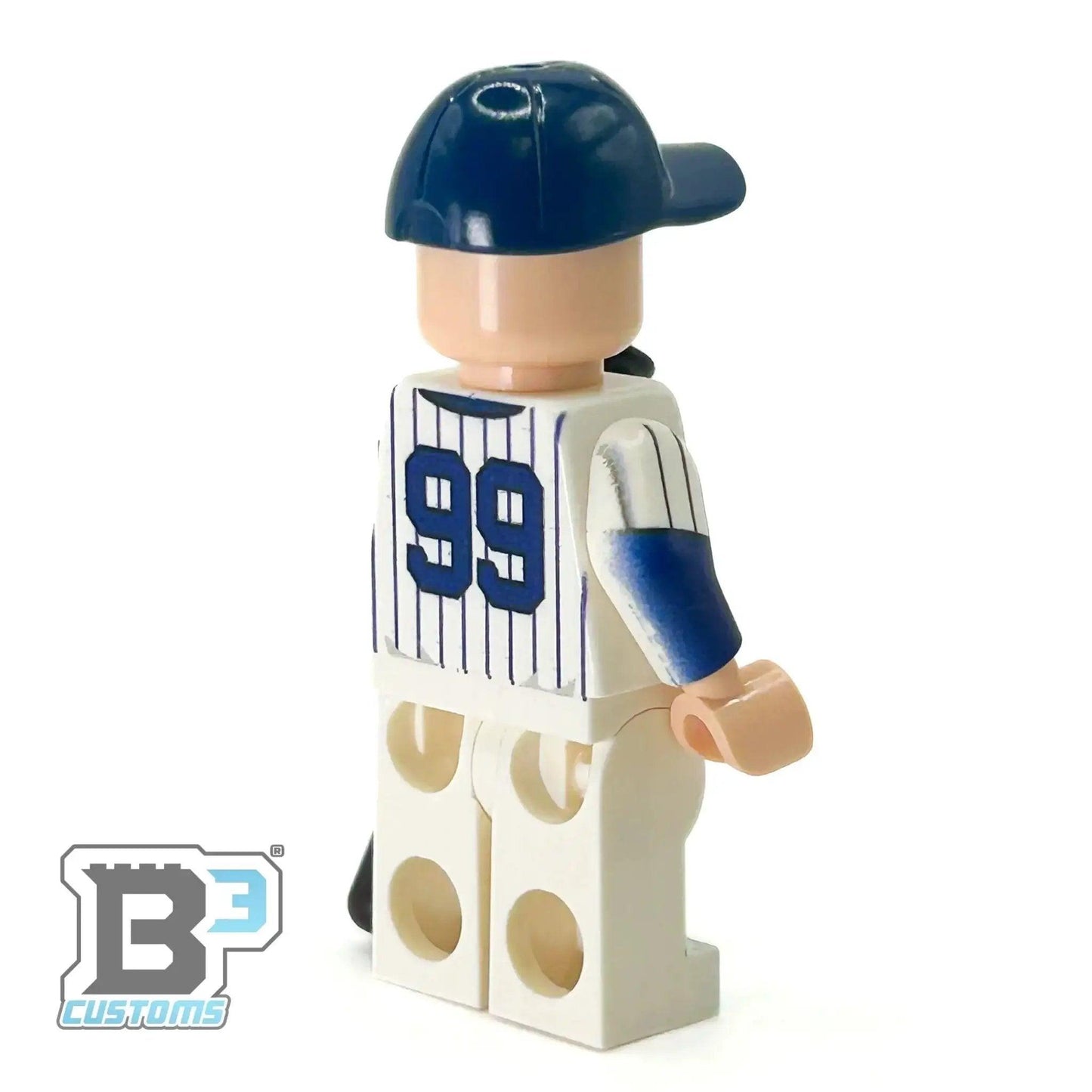 LEGO Baseball Minifig Judge NY Custom With Bat - ToylandEU™