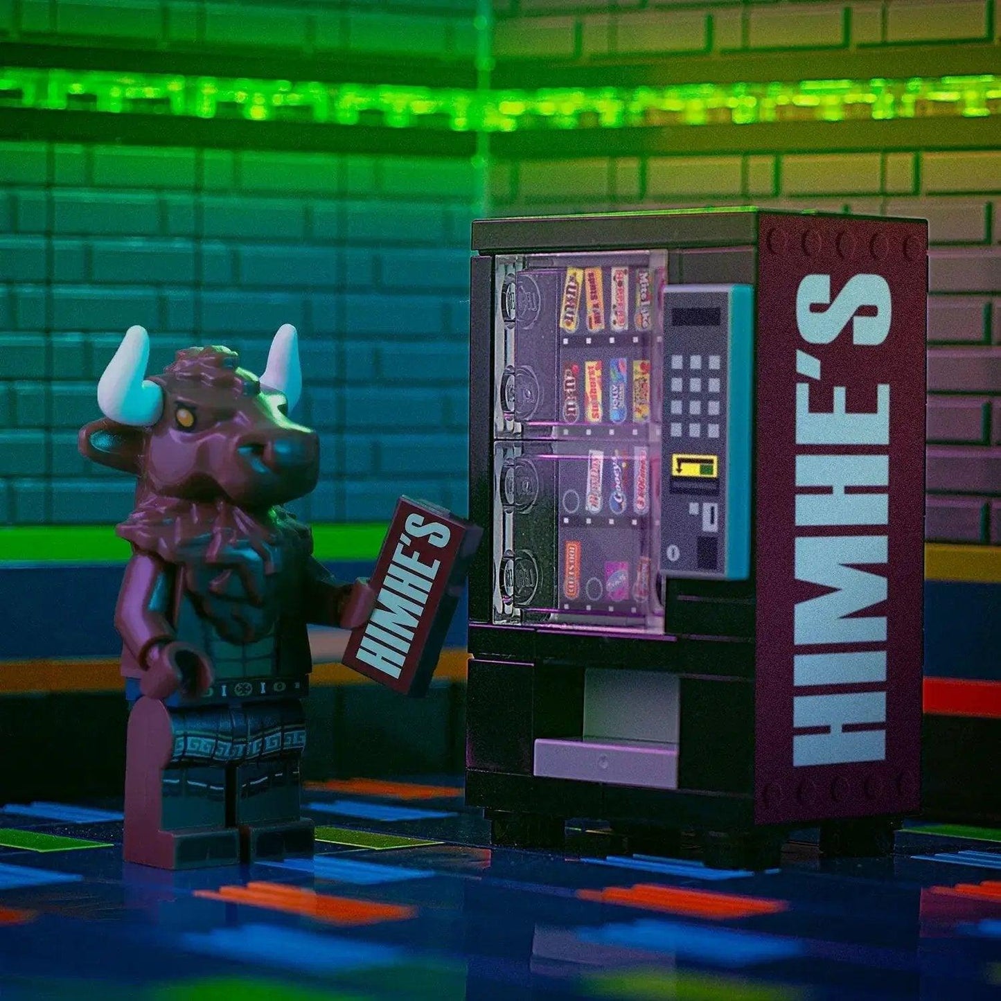 LEGO Candy Vending Machine Custom Printed Tile - ToylandEU™
