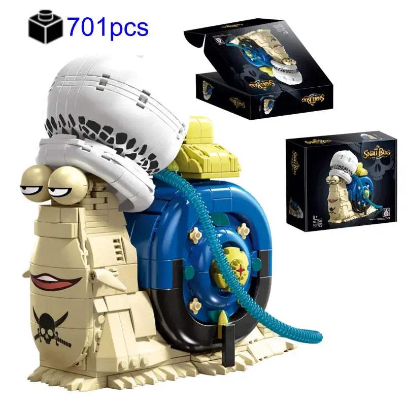 2025 Creative Animal Snail Bug Model Building Blocks Bricks Toys MOC Assembly For Kids Adult Birthday Halloween Christmas Gifts - ToylandEU