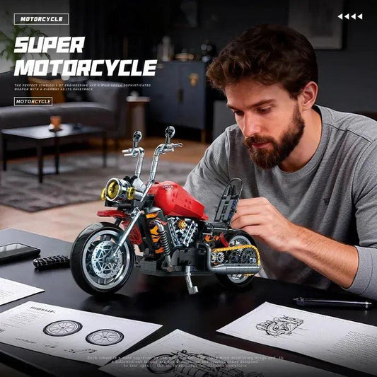 LEGO Compatible Building Blocks Motorcycle Model Kit - ToylandEU™