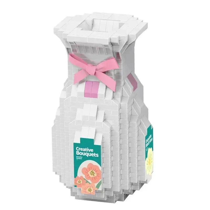 LEGO Compatible Flower Vase Building Blocks Certified - ToylandEU™