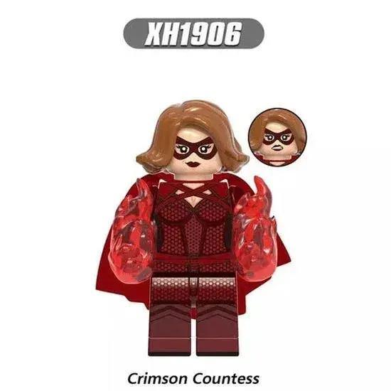 LEGO Compatible Minifigure Crimson Countess Durable ABS - ToylandEU™