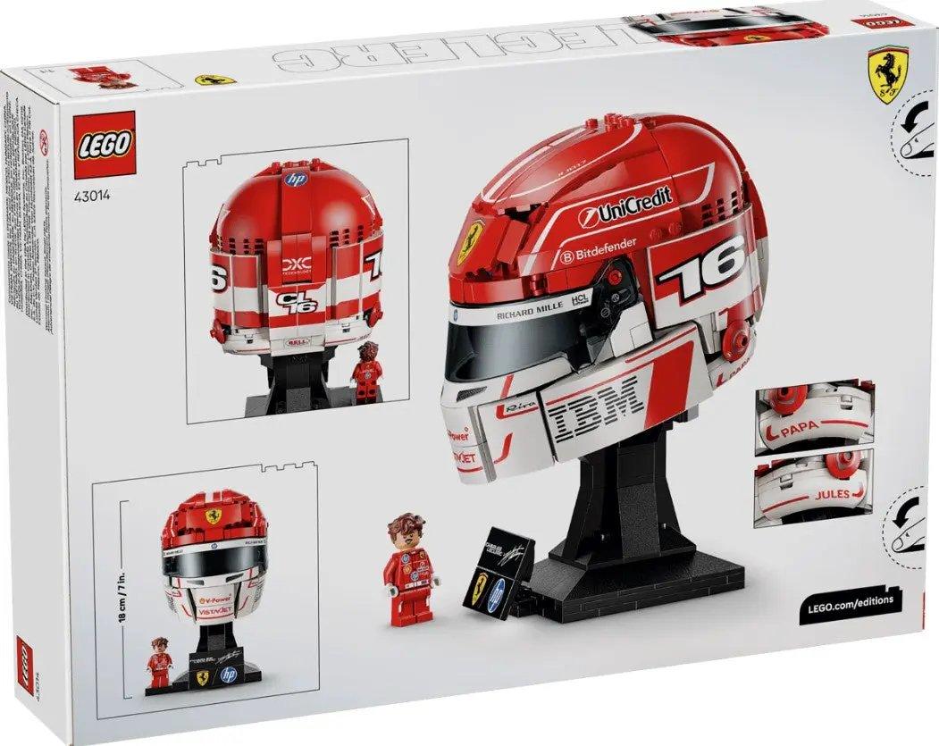 LEGO Ferrari Helmet Charles Leclerc Display Model - ToylandEU™
