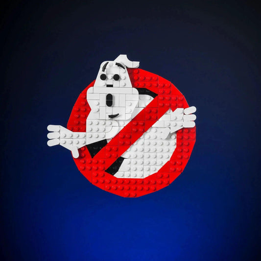 LEGO Ghost Hunters Logo Brick Set With White Ghost - ToylandEU™