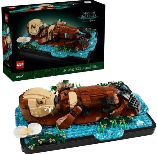 LEGO Ideas Floating Sea Otters Set 21366 Home Decor - ToylandEU™