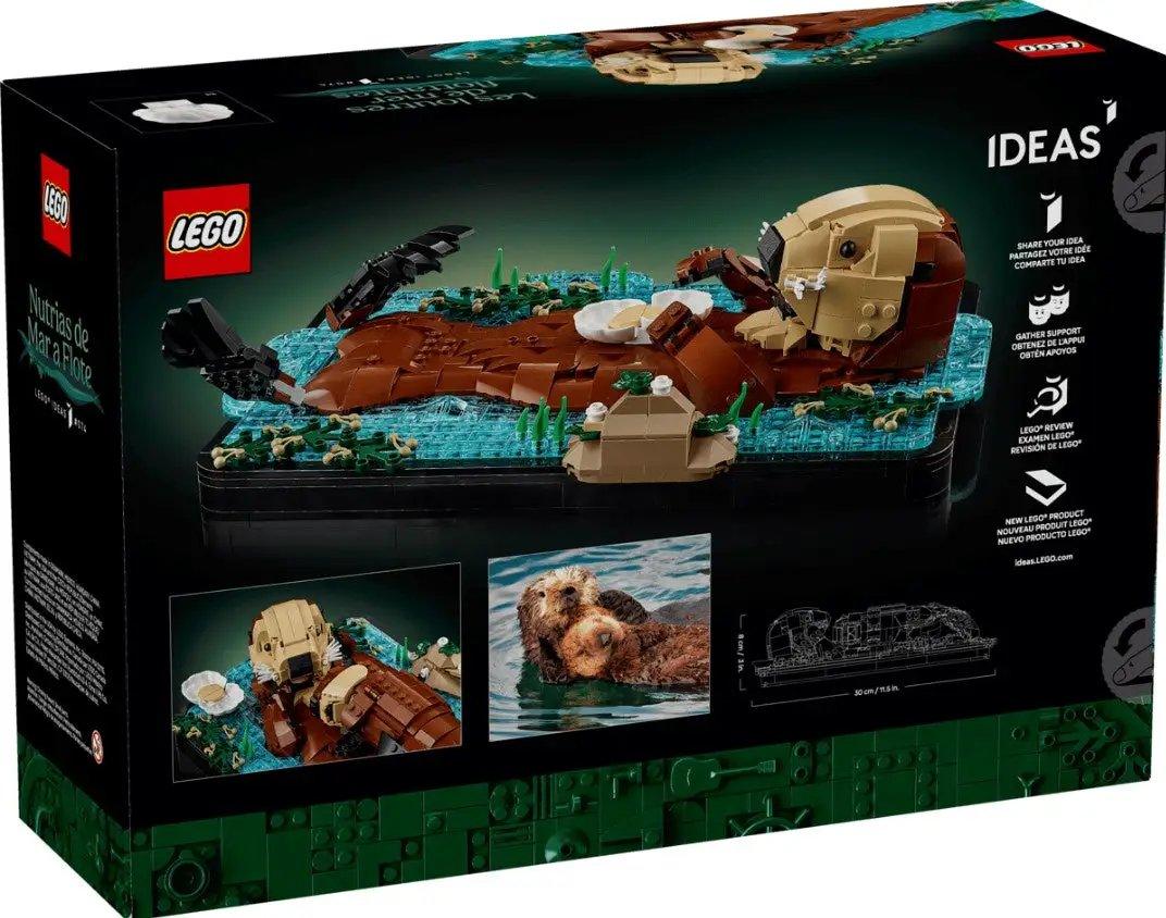LEGO Ideas Floating Sea Otters Set 21366 Home Decor - ToylandEU™