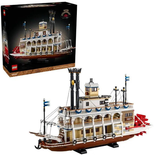 LEGO® Ideas River Steamboat 21356 Huge 4090 Piece Build - ToylandEU™