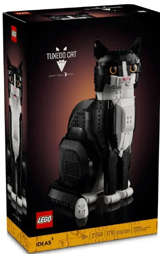 LEGO Ideas Tuxedo Cat 21349 Showpiece Set For Adults - ToylandEU™