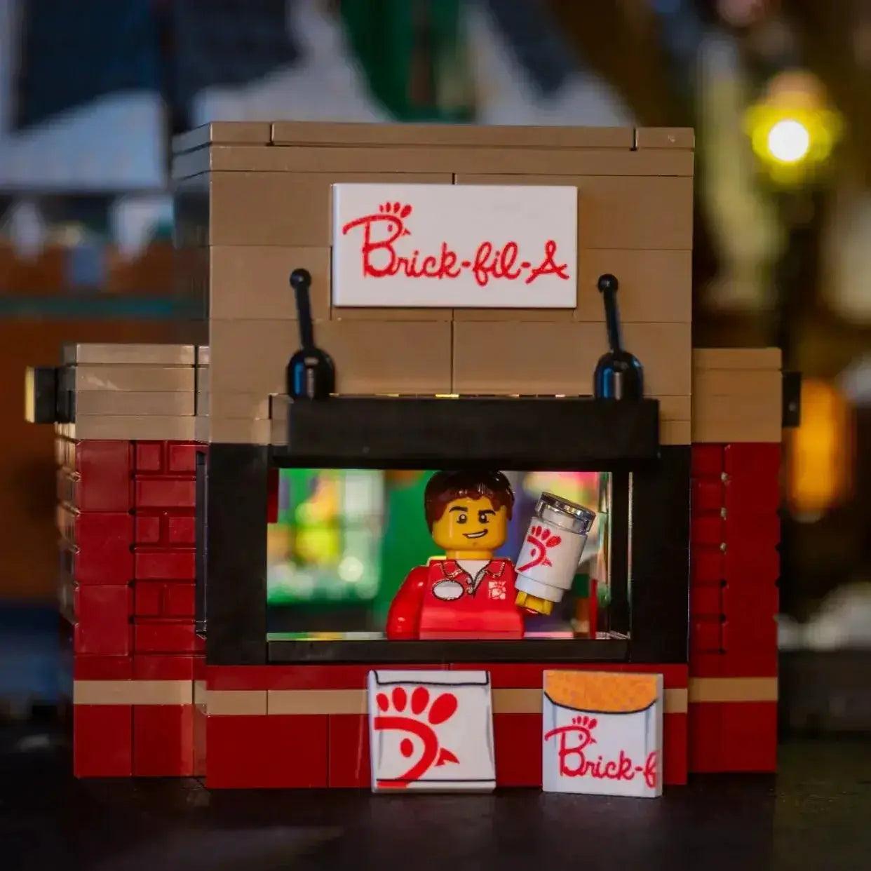 LEGO Minifig Food Stand Collectible With UV Details - ToylandEU™