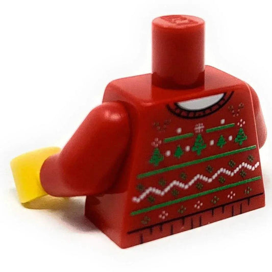LEGO Minifigure Torso Ugly Christmas Sweater DoubleSided - ToylandEU™