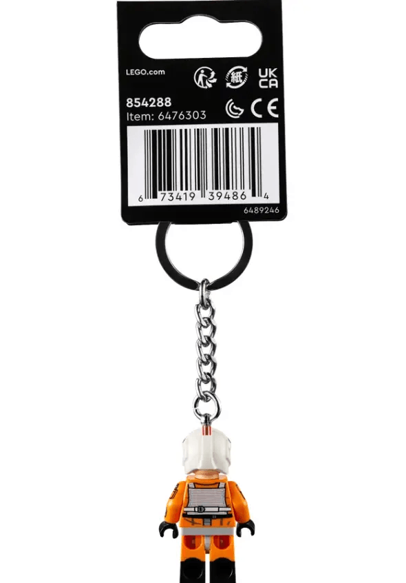 LEGO Star Wars Luke Skywalker Pilot Key Chain Official - ToylandEU™
