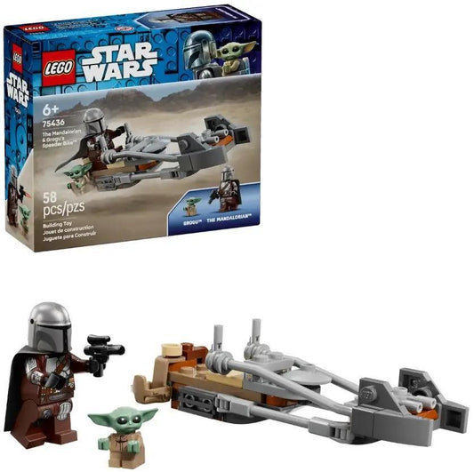 LEGO® Star Wars Mandalorian Speeder Bike With Grogu Set - ToylandEU™