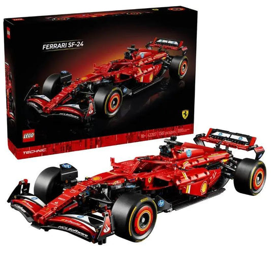 LEGO Technic Ferrari SF-24 F1 Car Set Realistic Details - ToylandEU™