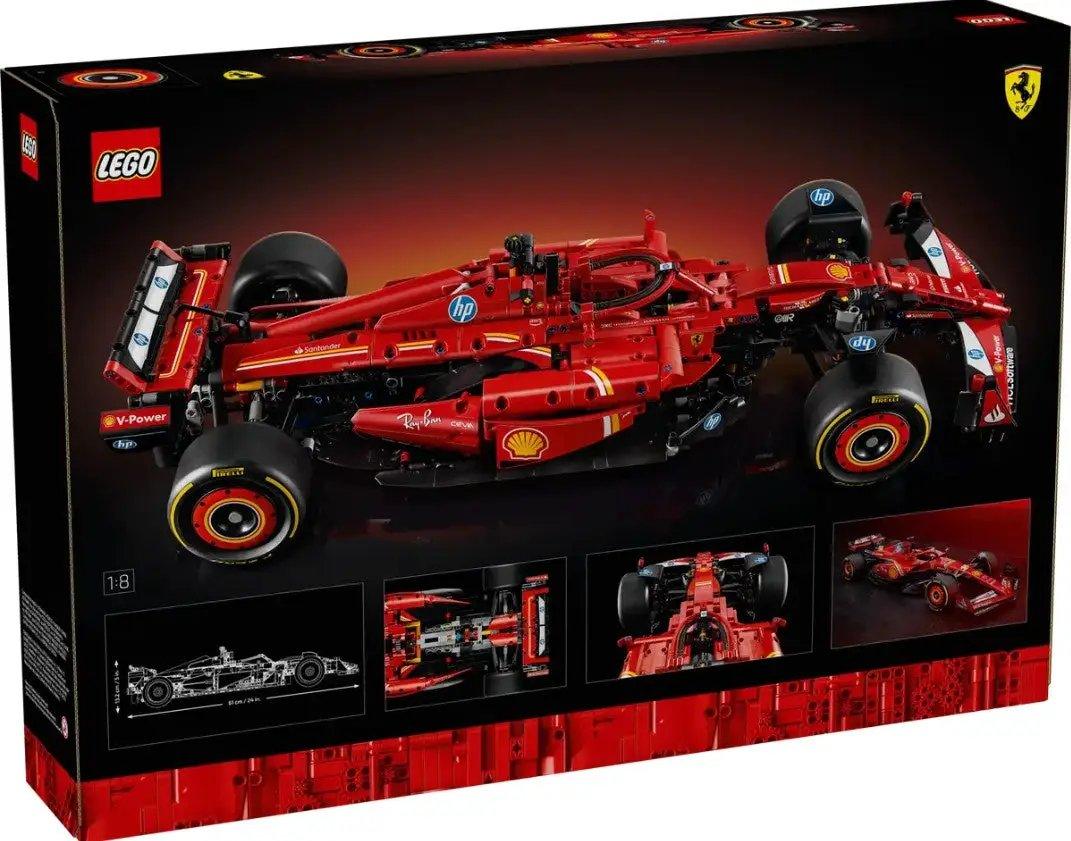 LEGO Technic Ferrari SF-24 F1 Car Set Realistic Details - ToylandEU™