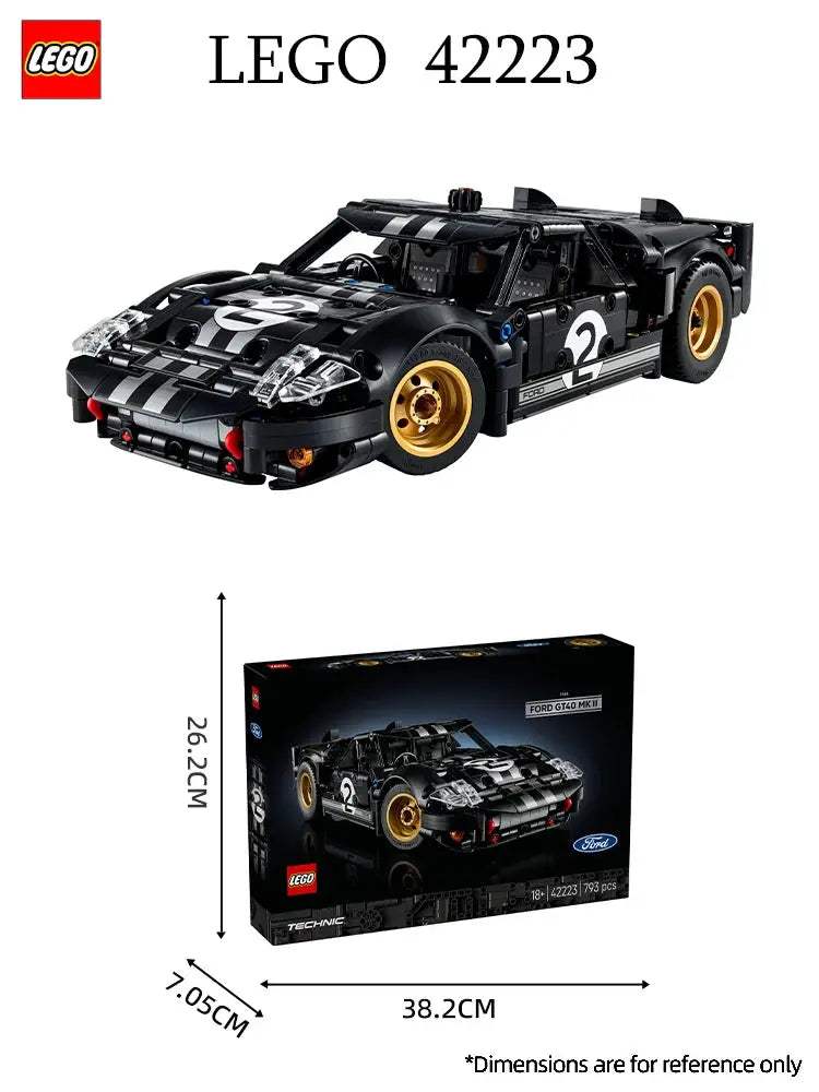 LEGO Technic Ford GT40 MKII Racing Car Set Realistic - ToylandEU™