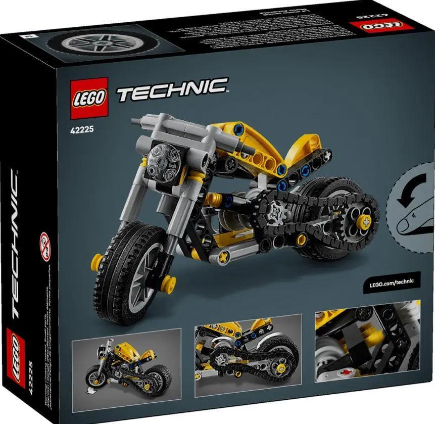 LEGO Technic Motorcycle Yellow Build Kit Realistic - ToylandEU™