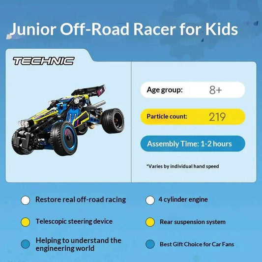 LEGO 42164 Technic Off-Road Race Buggy Buildable Car Toy, Cool Toy for 8 Year Old Boys, Girls and Kids who Love Rally Contests - ToylandEU