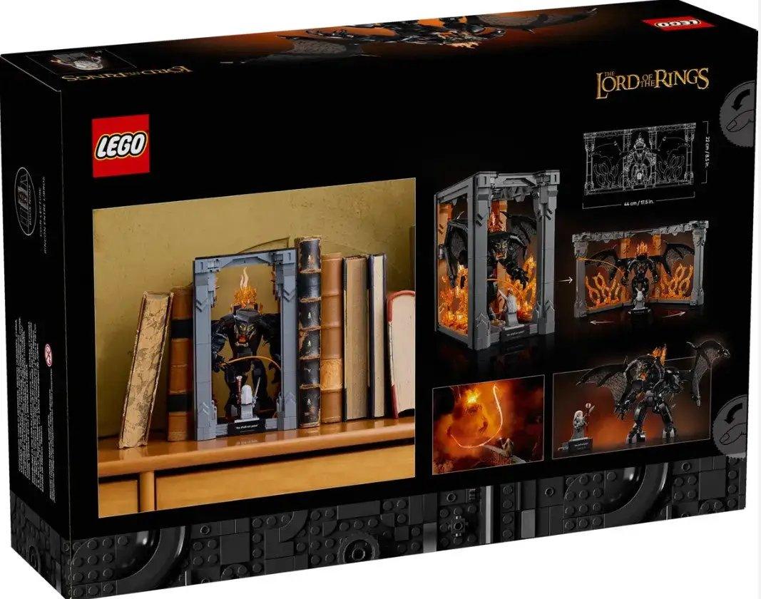 LEGO The Lord of the Rings Balrog Book Nook Display Official - ToylandEU™