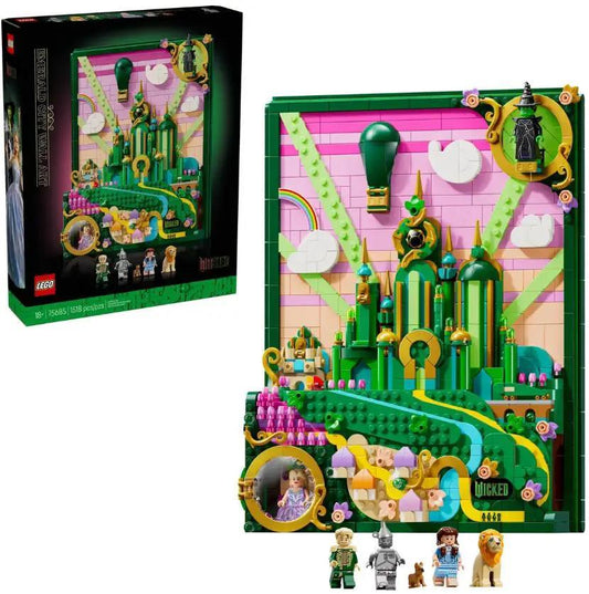 LEGO Wall Art Emerald City Showpiece For Living Room - ToylandEU™