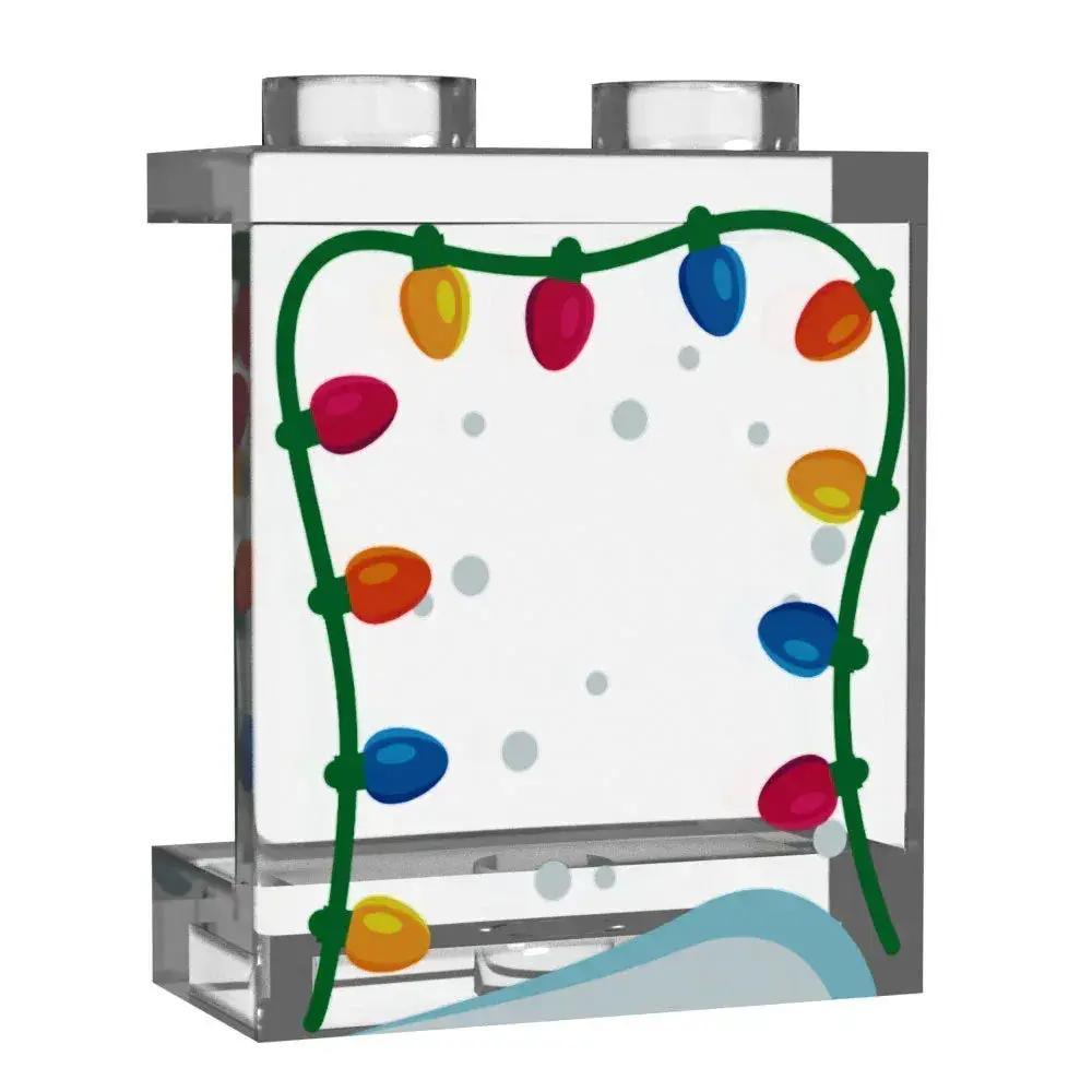 LEGO Window Panel Christmas Lights Custom Printing - ToylandEU™