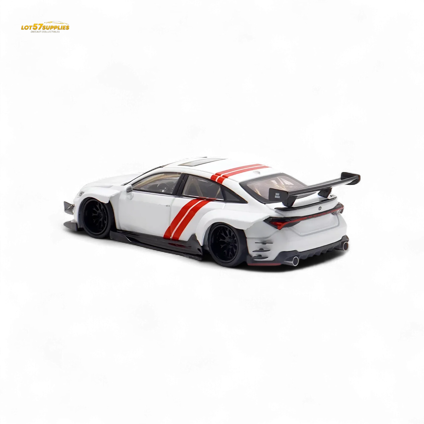 LMF Toyota Avalon Modified Concept - White Livery 1:64 - ToylandEU