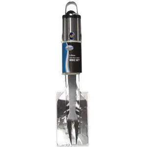 LSU Tigers 3 Piece Stainless Steel BBQ Utensil Set - ToylandEU™