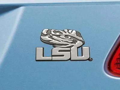 LSU Tigers Auto Emblem Premium Metal Chrome Car Badge - ToylandEU™