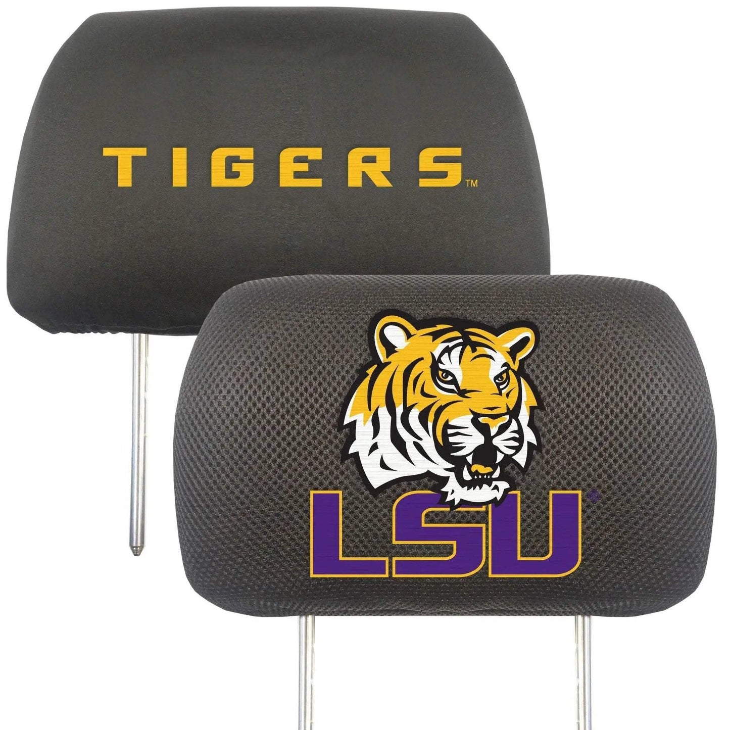 LSU Tigers Embroidered Headrest Covers Official FanMats - ToylandEU