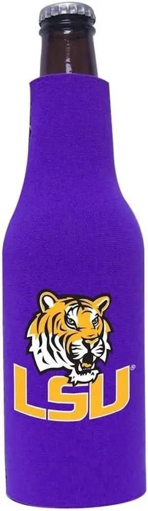 LSU Tigers Purple Bottle Holder Zippered Neoprene 12oz - ToylandEU™