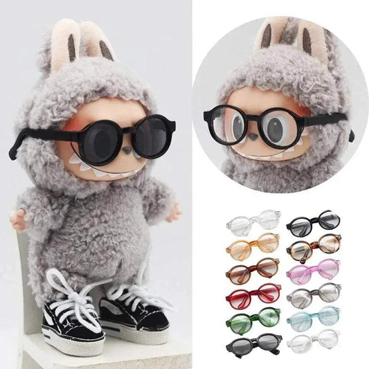 Labubu 6.5cm Transparent Plastic Glasses for BJD Dolls - ToylandEU