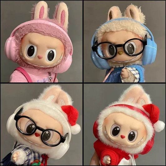 Labubu Accessories: 17cm Labubu Fashion Earphone Doll Earphones - ToylandEU