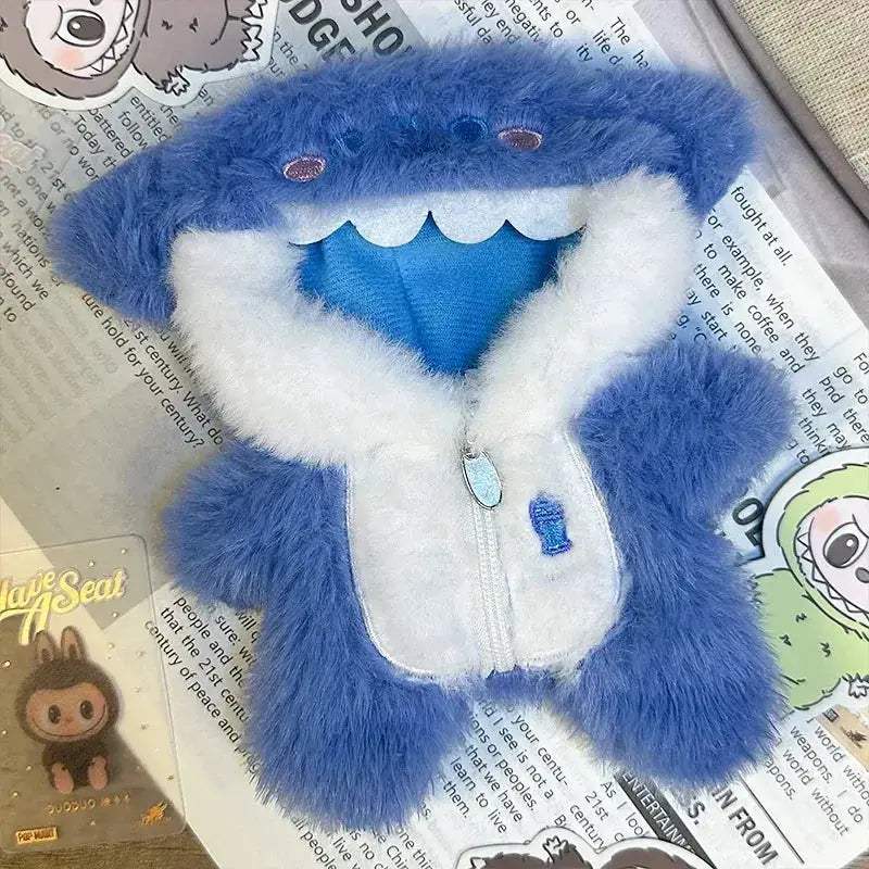 Labubu Doll Clothes Set For 17cm Plush Dolls Animal Style - ToylandEU