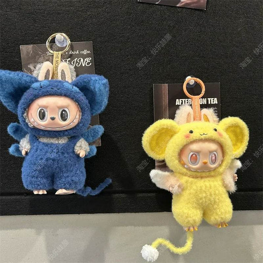 Labubu Doll Pendant Rubber Doll Clothes 15cm Party Hat - ToylandEU