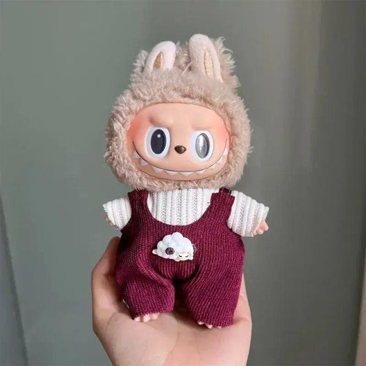 Labubu Plush Doll Clothes Overalls Set Gift Deluxe - ToylandEU™