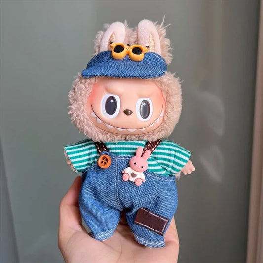 Labubu Plush Doll Clothes Set Keeps 17cm Mini Doll Stylish - ToylandEU