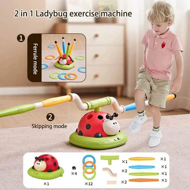 Ladybug Sport Entertainment Game Toy Multifunction Jump Machine - ToylandEU