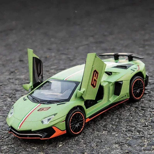Lamborghini Aventador SVJ 1 32 Diecast Car With Sound - ToylandEU™