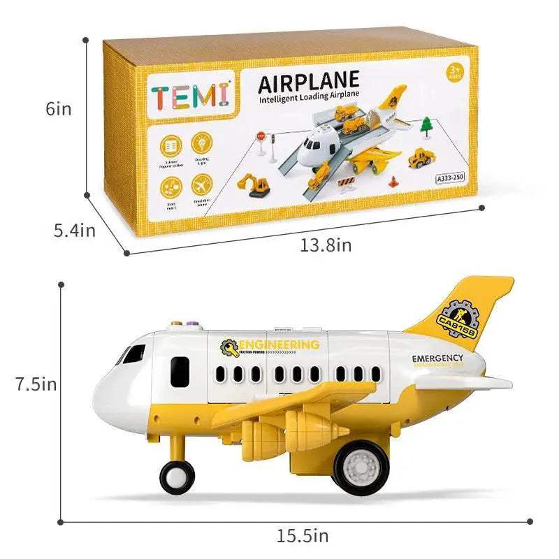 Large Aircraft Simulation Track Inertia Toy Airplane Gifts - ToylandEU™