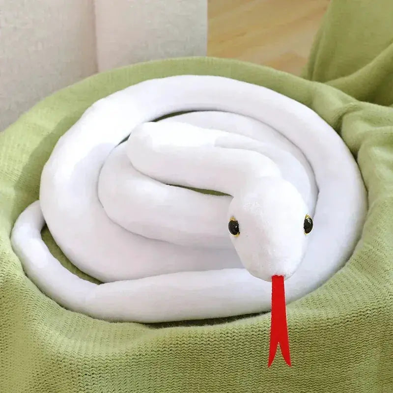 Large Simulation Python Boa Plush Snake Home Decor - ToylandEU
