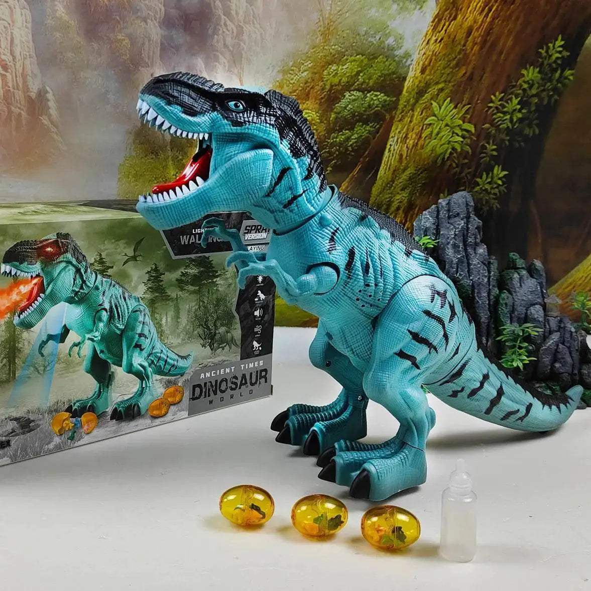 Large Size Electric Dinosaur Robot With Lights and Sounds for Kids Aged 3 to 12 Years - ToylandEU
