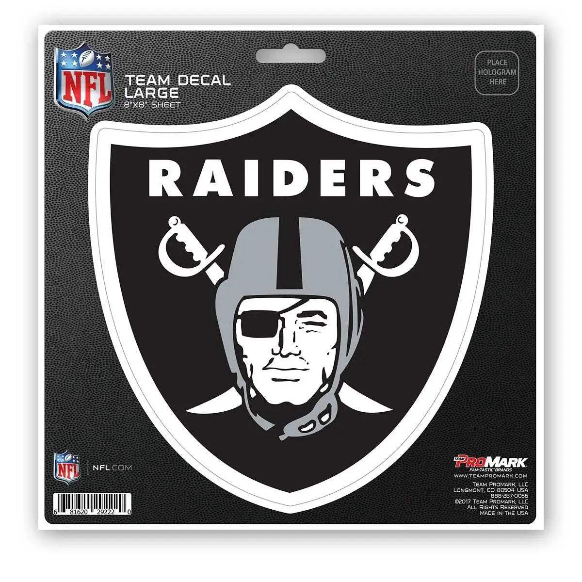 Las Vegas Raiders 8x8 Die Cut Decal Premium UV Laminated - ToylandEU
