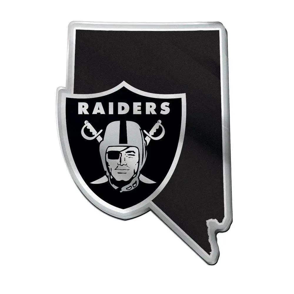 Las Vegas Raiders Acrylic State Shape Auto Emblem Official - ToylandEU™