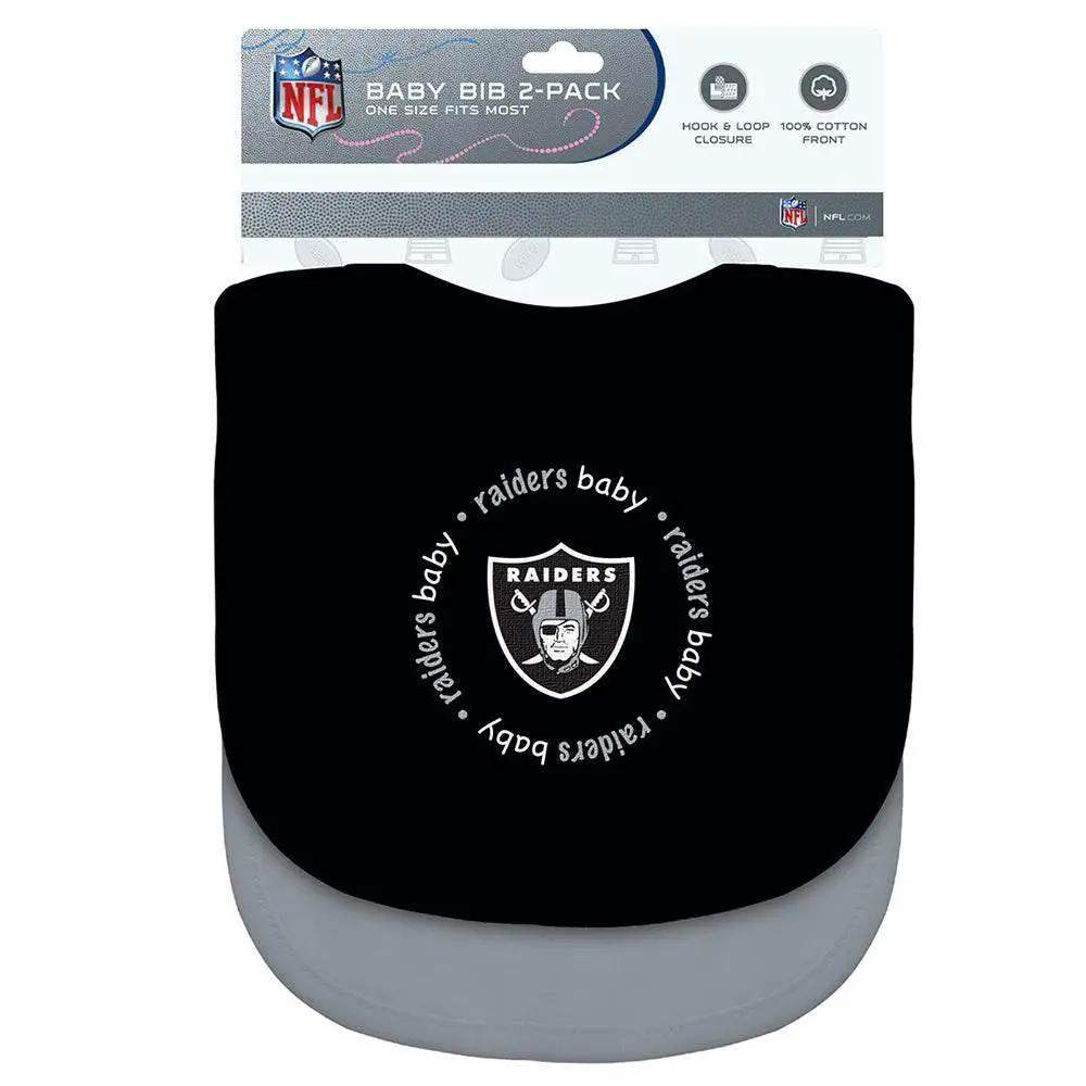 Las Vegas Raiders Baby Bibs 2 Pack Officially Licensed - ToylandEU™