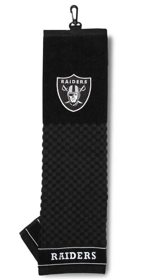 Las Vegas Raiders Embroidered Golf Towel 16 x 22 Inches - ToylandEU