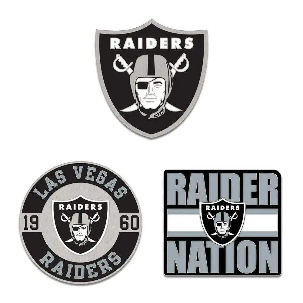 Las Vegas Raiders Enamel Pin Set 3 Piece By Wincraft - ToylandEU™
